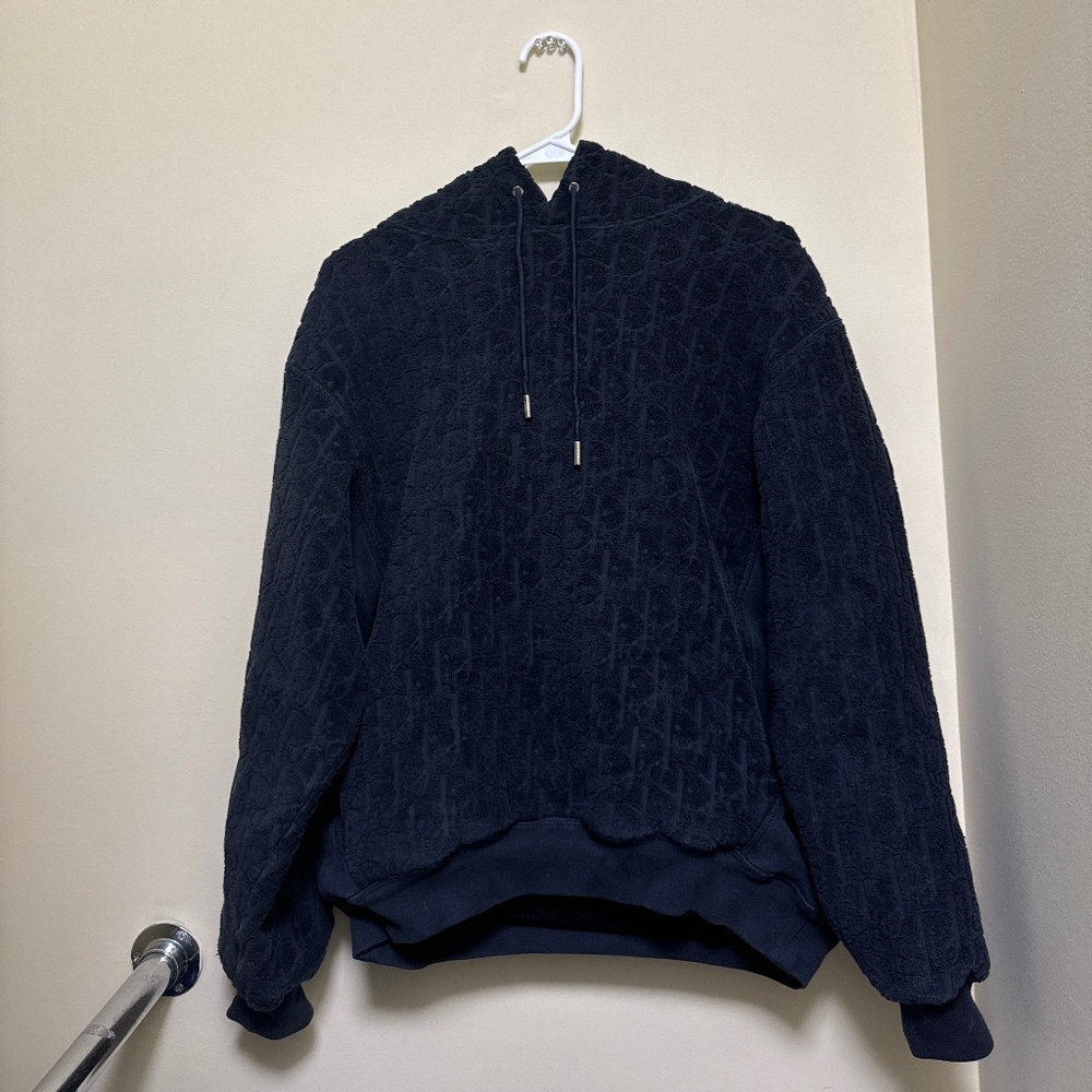 Dior Oblique Relaxed-Fit Hooded Sweatshirt - Picture 1 of 3